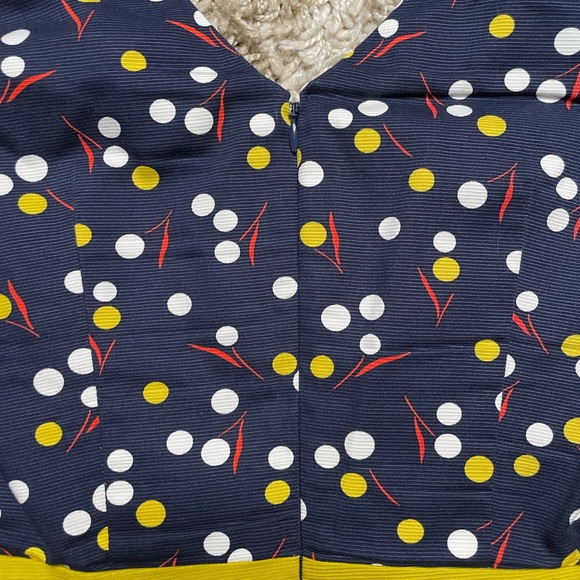 Boden Top Polka Dots V-Neck Cotton - Picture 7 of 14